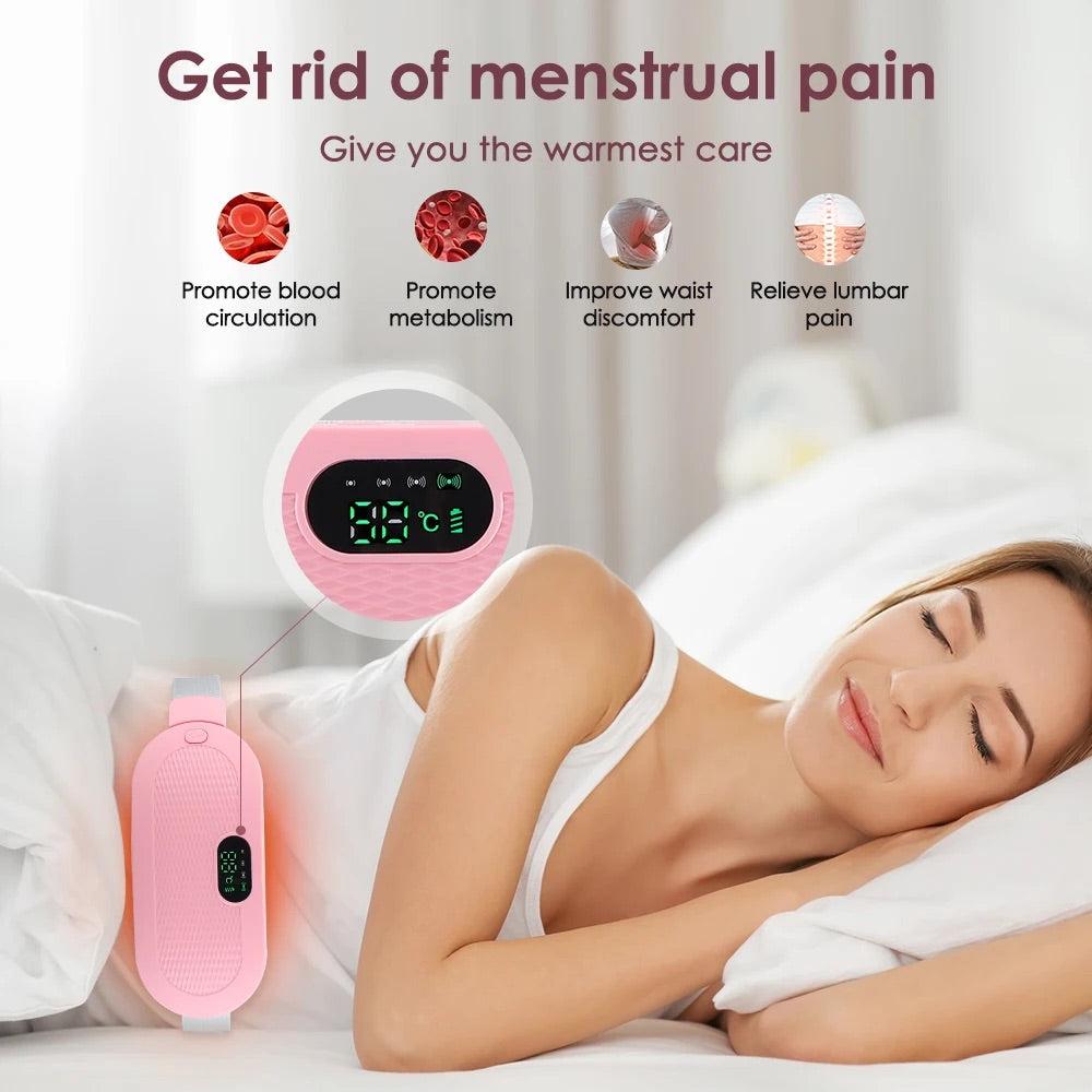 PinkRelief™ Heating pad for cramps